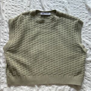 Zara Textured Knit Top